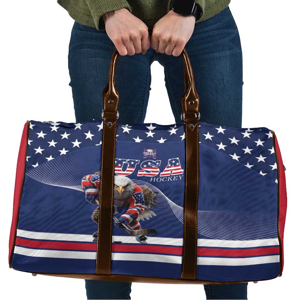 USA Ice Hockey Travel Bag Eagle Mascot