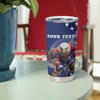 Custom USA Ice Hockey Tumbler Cup Eagle Mascot