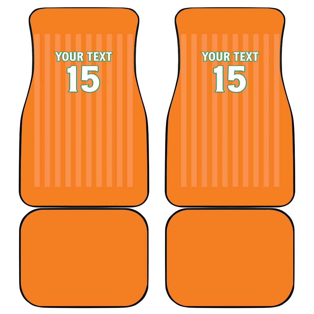 Custom Ivory Coast Football Car Mats Come On Elephants