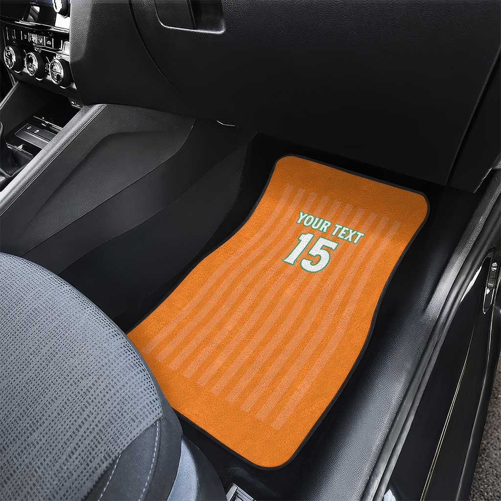 Custom Ivory Coast Football Car Mats Come On Elephants