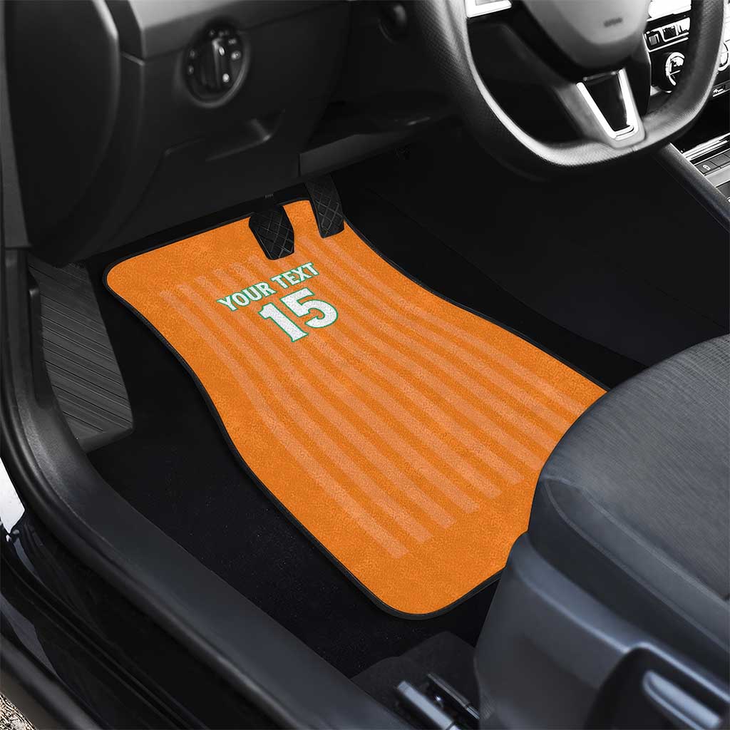Custom Ivory Coast Football Car Mats Come On Elephants