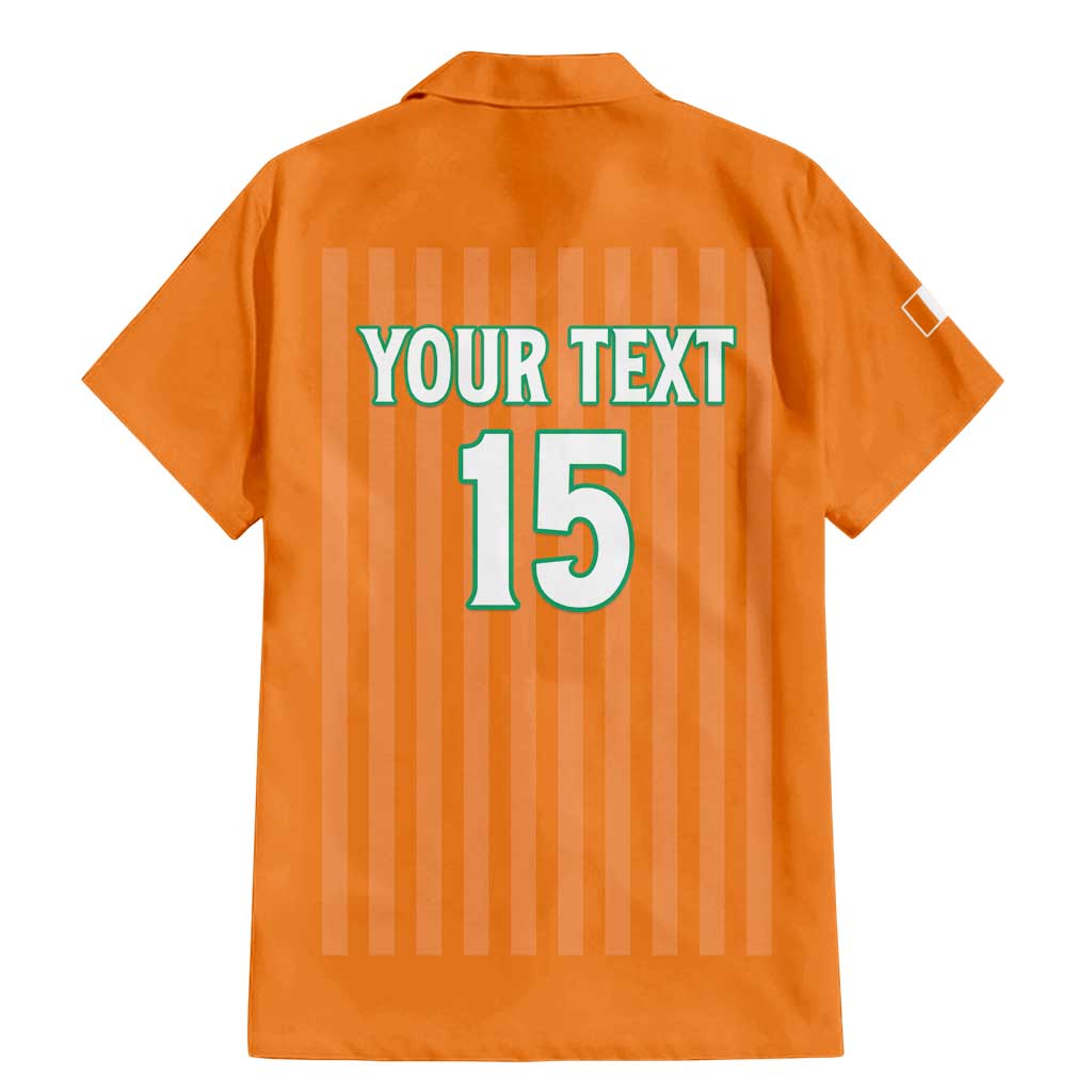 Custom Ivory Coast Football Family Matching Mermaid Dress and Hawaiian Shirt Come On Elephants