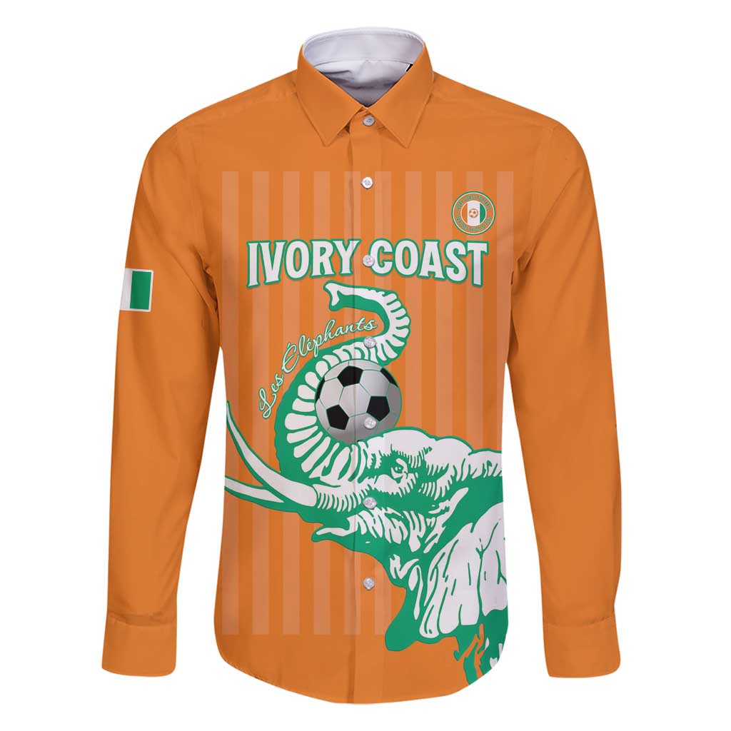 Custom Ivory Coast Football Family Matching Mermaid Dress and Hawaiian Shirt Come On Elephants