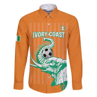 Custom Ivory Coast Football Family Matching Off Shoulder Maxi Dress and Hawaiian Shirt Come On Elephants