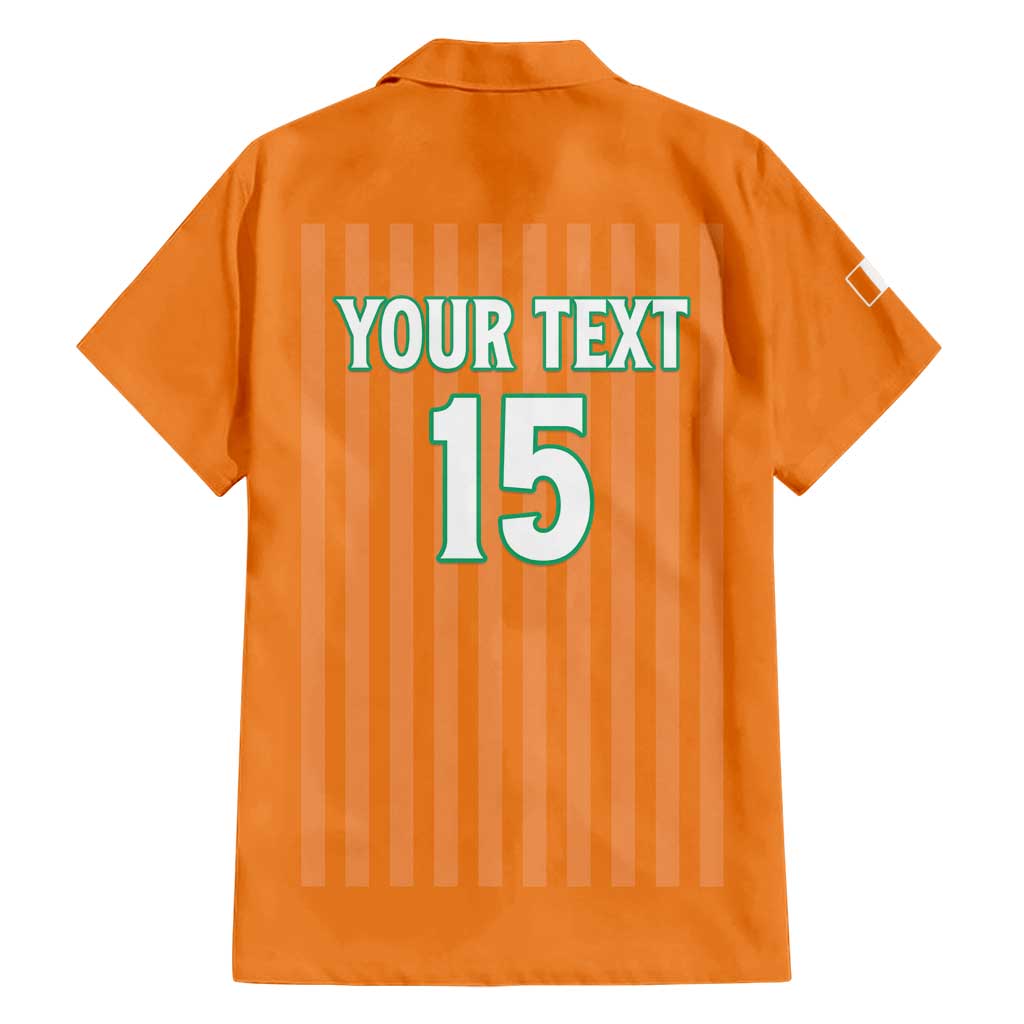 Custom Ivory Coast Football Hawaiian Shirt Come On Elephants