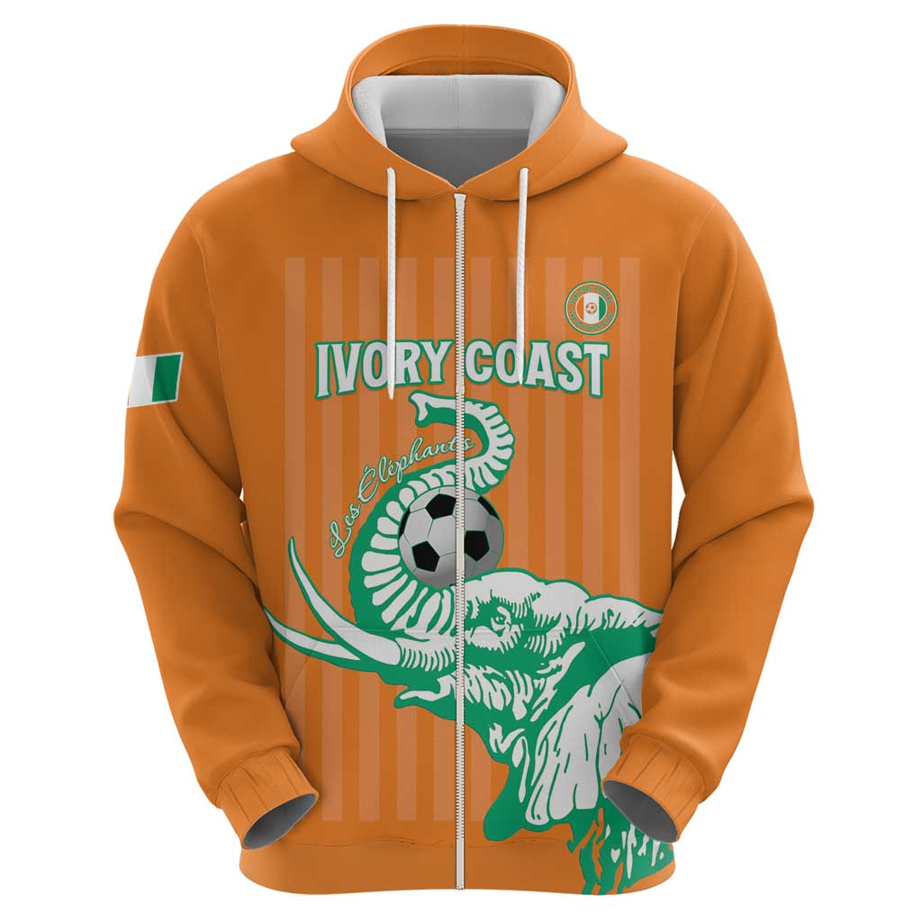 Custom Ivory Coast Football Hoodie Come On Elephants