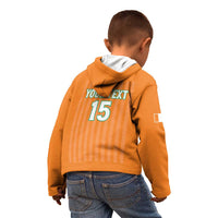 Custom Ivory Coast Football Kid Hoodie Come On Elephants