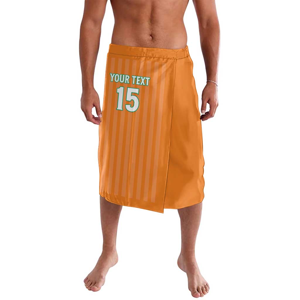 Custom Ivory Coast Football Lavalava Come On Elephants