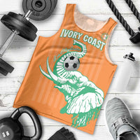 Custom Ivory Coast Football Men Tank Top Come On Elephants