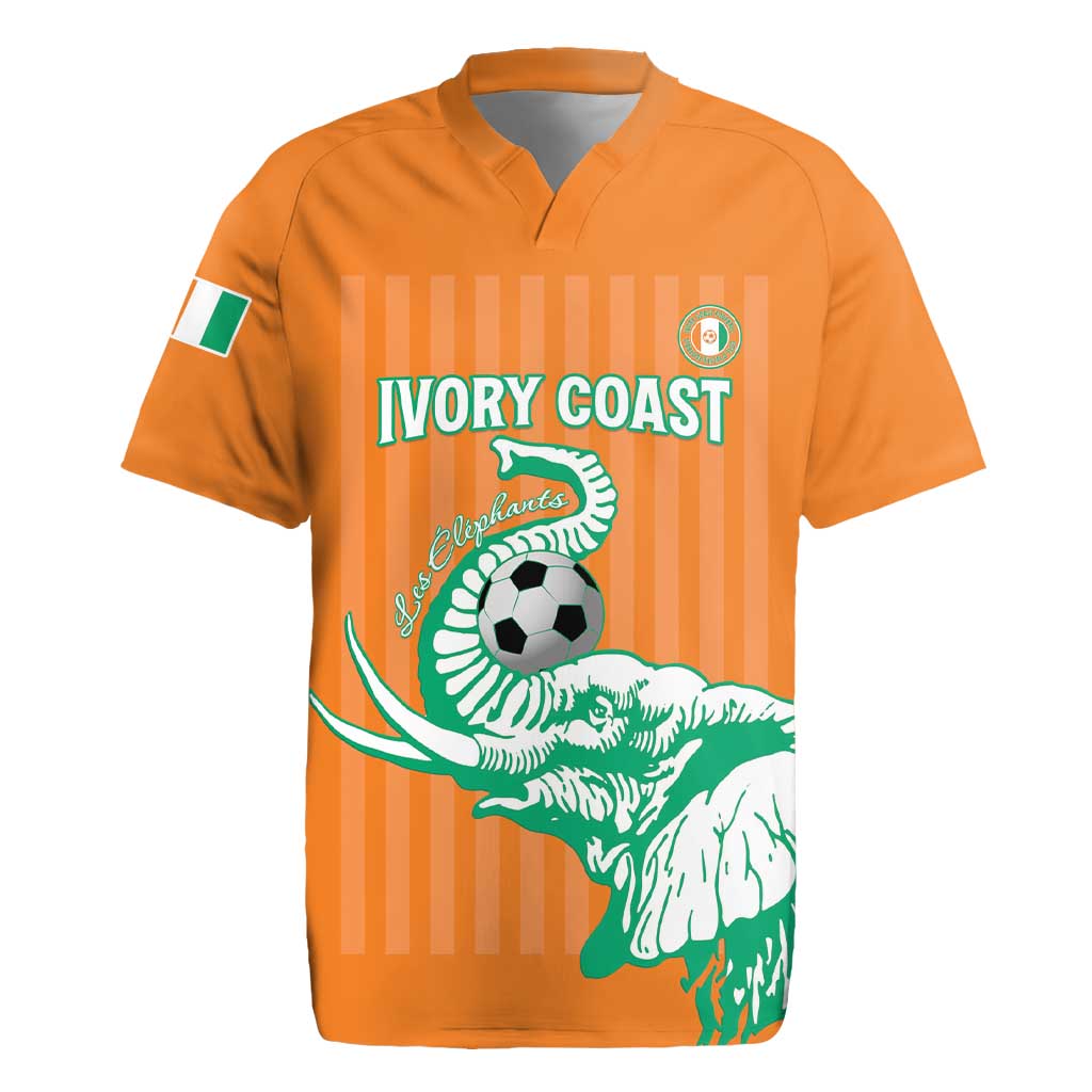 Custom Ivory Coast Football Rugby Jersey Come On Elephants