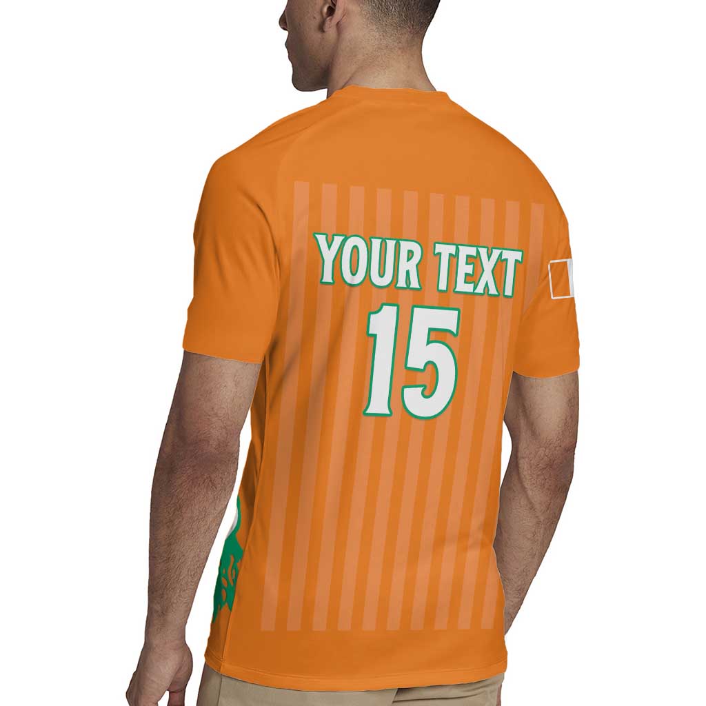 Custom Ivory Coast Football Rugby Jersey Come On Elephants