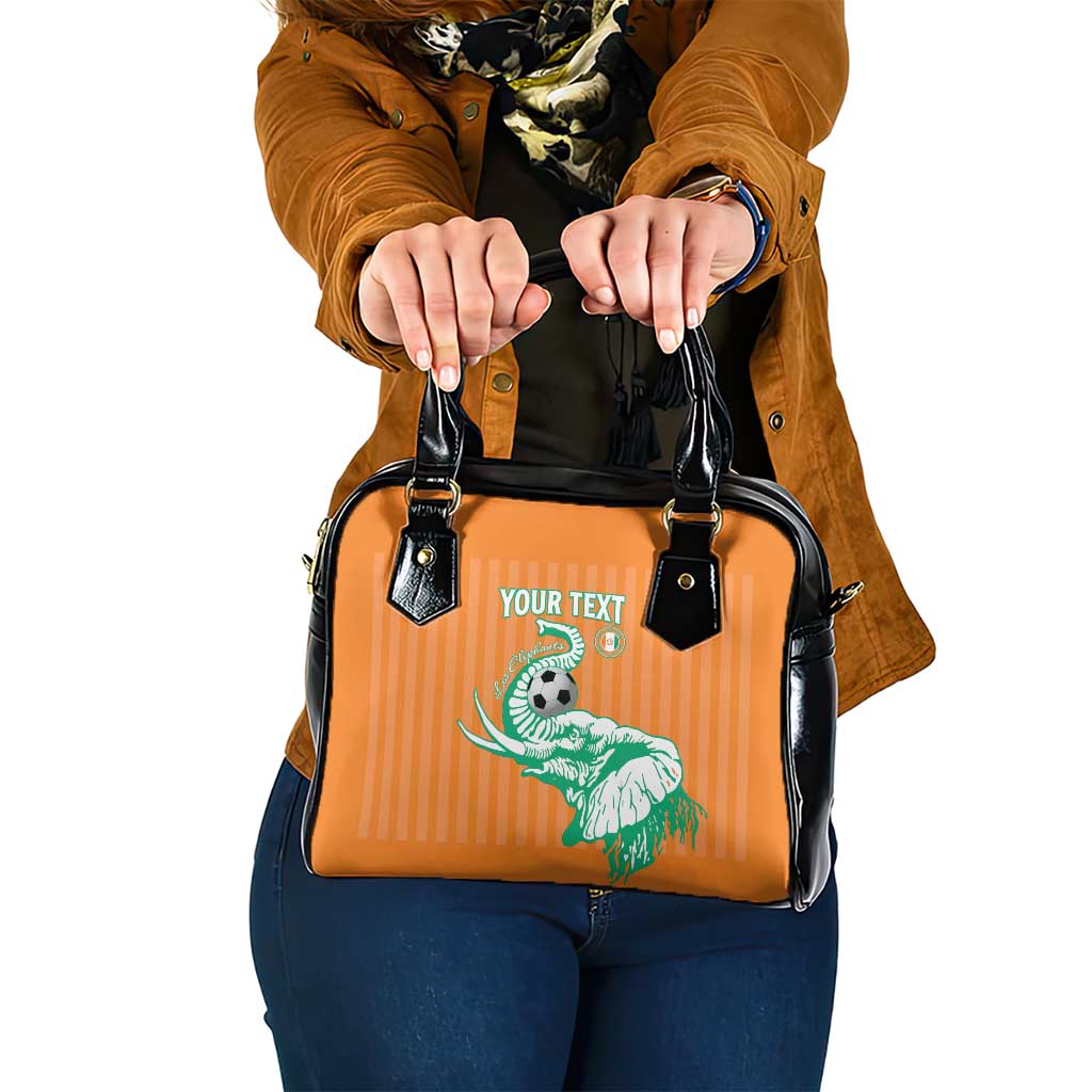 Custom Ivory Coast Football Shoulder Handbag Come On Elephants