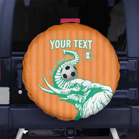 Custom Ivory Coast Football Spare Tire Cover Come On Elephants