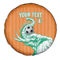 Custom Ivory Coast Football Spare Tire Cover Come On Elephants
