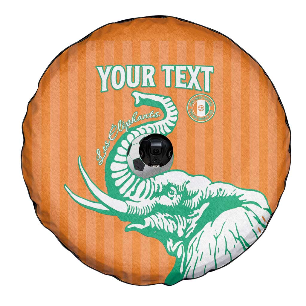 Custom Ivory Coast Football Spare Tire Cover Come On Elephants