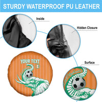 Custom Ivory Coast Football Spare Tire Cover Come On Elephants