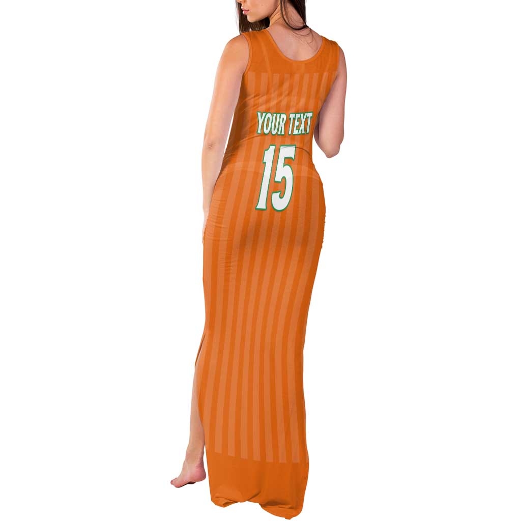 Custom Ivory Coast Football Tank Maxi Dress Come On Elephants