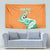 Custom Ivory Coast Football Tapestry Come On Elephants
