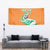 Custom Ivory Coast Football Tapestry Come On Elephants