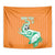 Custom Ivory Coast Football Tapestry Come On Elephants