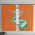 Custom Ivory Coast Football Window Curtain Come On Elephants