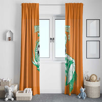 Custom Ivory Coast Football Window Curtain Come On Elephants