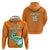 Custom Ivory Coast Football Zip Hoodie Come On Elephants