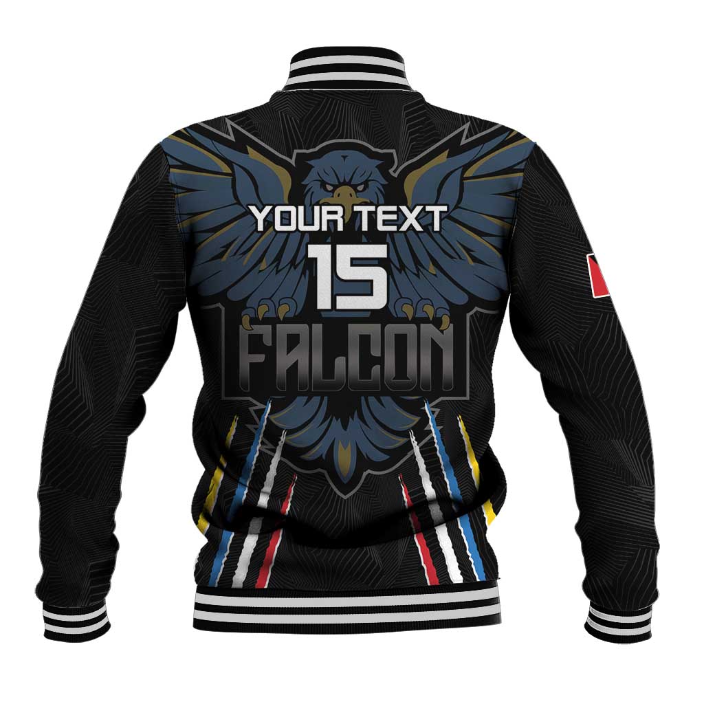 Custom Antigua and Barbuda Cricket Baseball Jacket Come On Falcons
