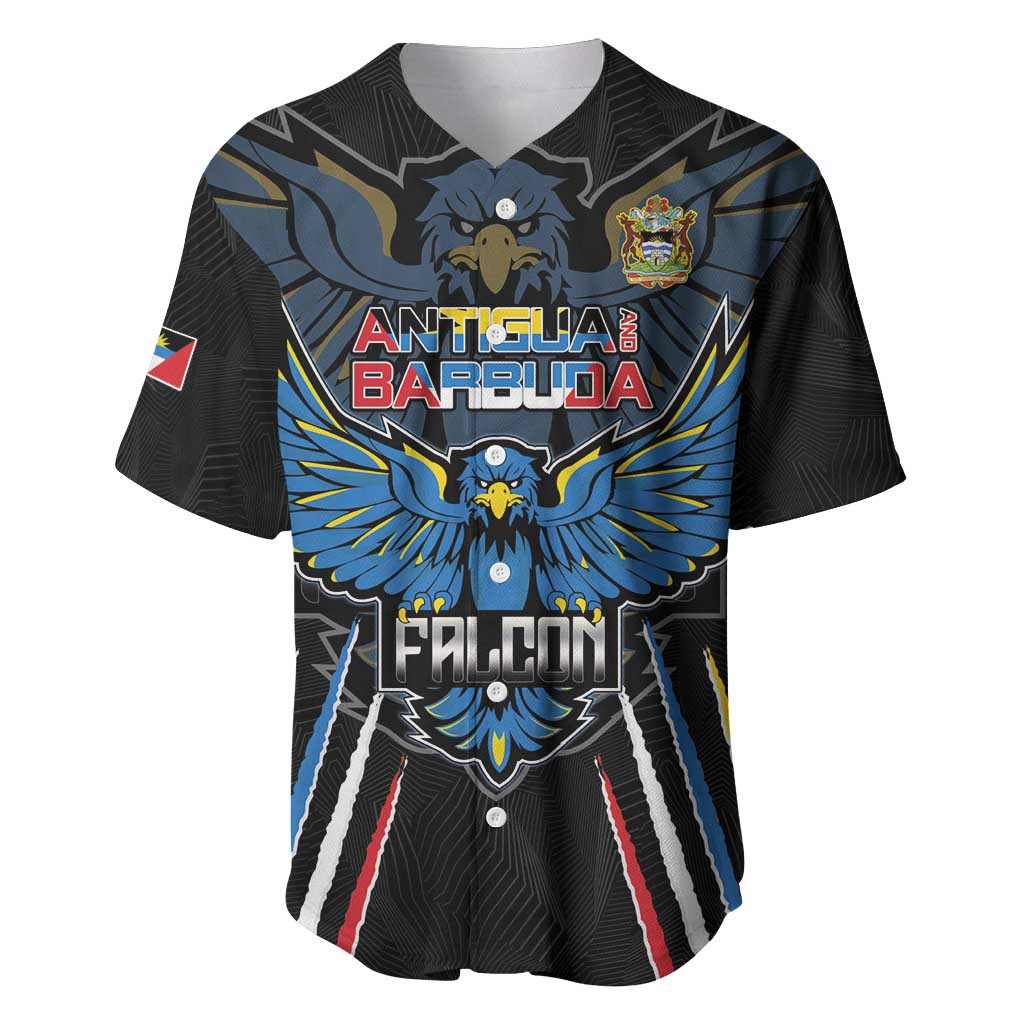 Custom Antigua and Barbuda Cricket Baseball Jersey Come On Falcons