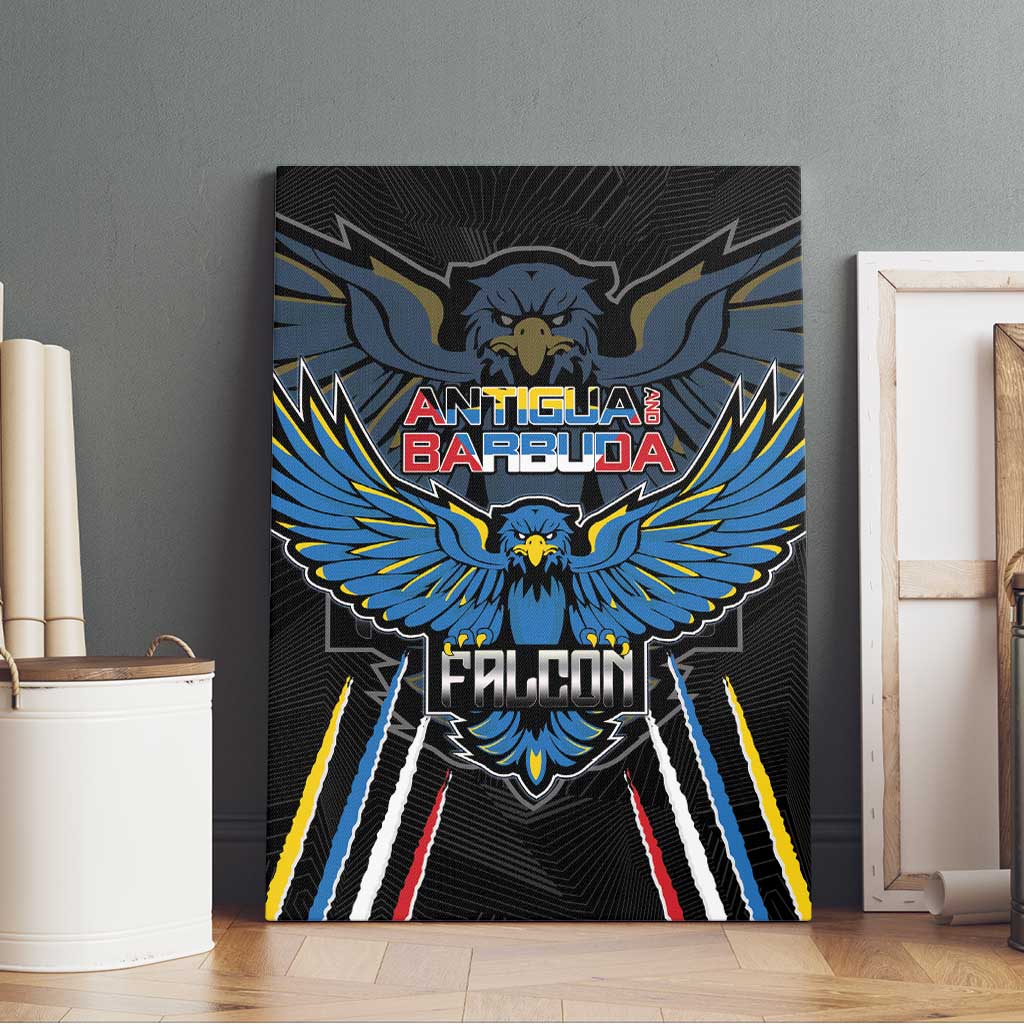 Antigua and Barbuda Cricket Canvas Wall Art Come On Falcons