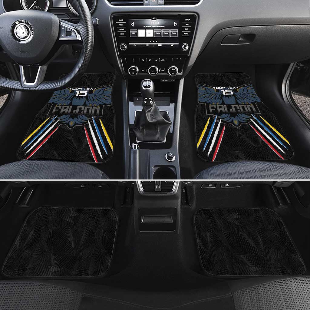Antigua and Barbuda Cricket Car Mats Come On Falcons