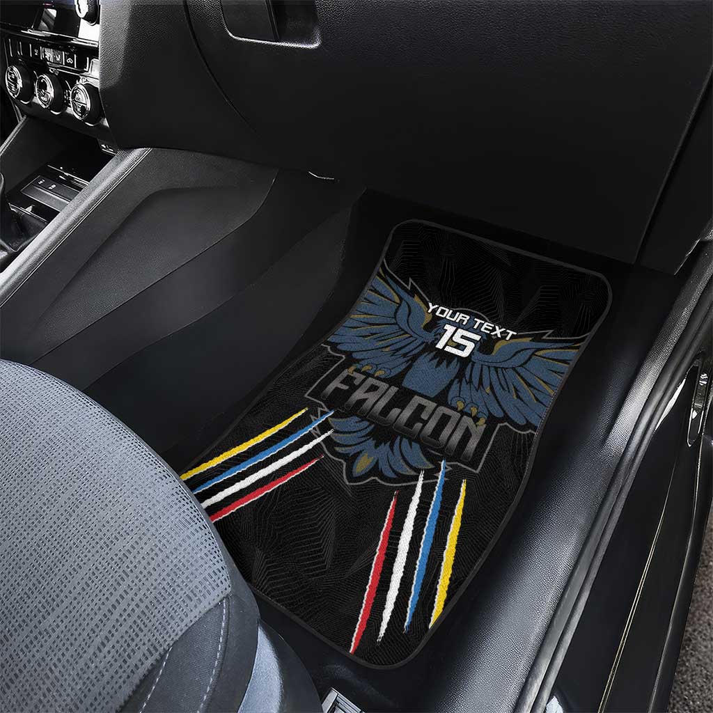 Antigua and Barbuda Cricket Car Mats Come On Falcons