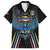 Custom Antigua and Barbuda Cricket Family Matching Long Sleeve Bodycon Dress and Hawaiian Shirt Come On Falcons