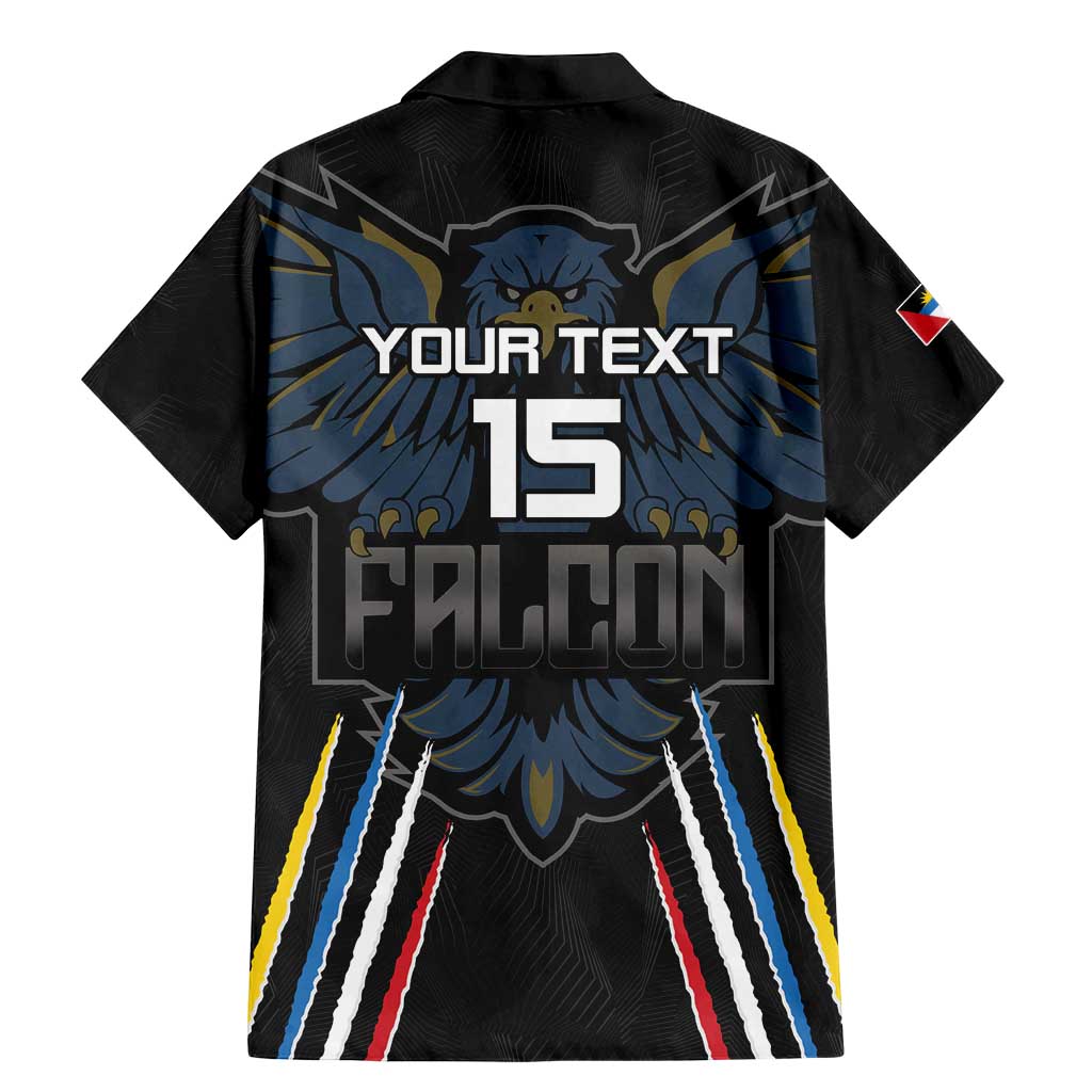 Custom Antigua and Barbuda Cricket Family Matching Mermaid Dress and Hawaiian Shirt Come On Falcons