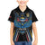 Custom Antigua and Barbuda Cricket Family Matching Mermaid Dress and Hawaiian Shirt Come On Falcons