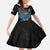 Custom Antigua and Barbuda Cricket Family Matching Off The Shoulder Long Sleeve Dress and Hawaiian Shirt Come On Falcons