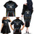 Custom Antigua and Barbuda Cricket Family Matching Off The Shoulder Long Sleeve Dress and Hawaiian Shirt Come On Falcons