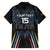 Custom Antigua and Barbuda Cricket Family Matching Off The Shoulder Long Sleeve Dress and Hawaiian Shirt Come On Falcons