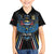 Custom Antigua and Barbuda Cricket Family Matching Off The Shoulder Long Sleeve Dress and Hawaiian Shirt Come On Falcons