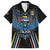 Custom Antigua and Barbuda Cricket Family Matching Short Sleeve Bodycon Dress and Hawaiian Shirt Come On Falcons
