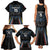 Custom Antigua and Barbuda Cricket Family Matching Tank Maxi Dress and Hawaiian Shirt Come On Falcons