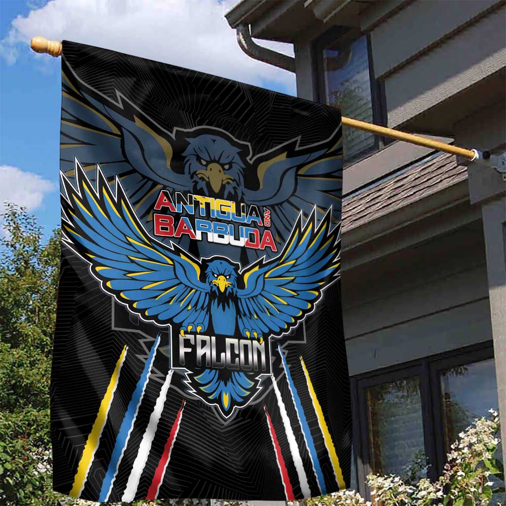 Antigua and Barbuda Cricket Garden Flag Come On Falcons