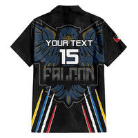 Custom Antigua and Barbuda Cricket Hawaiian Shirt Come On Falcons