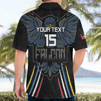 Custom Antigua and Barbuda Cricket Hawaiian Shirt Come On Falcons