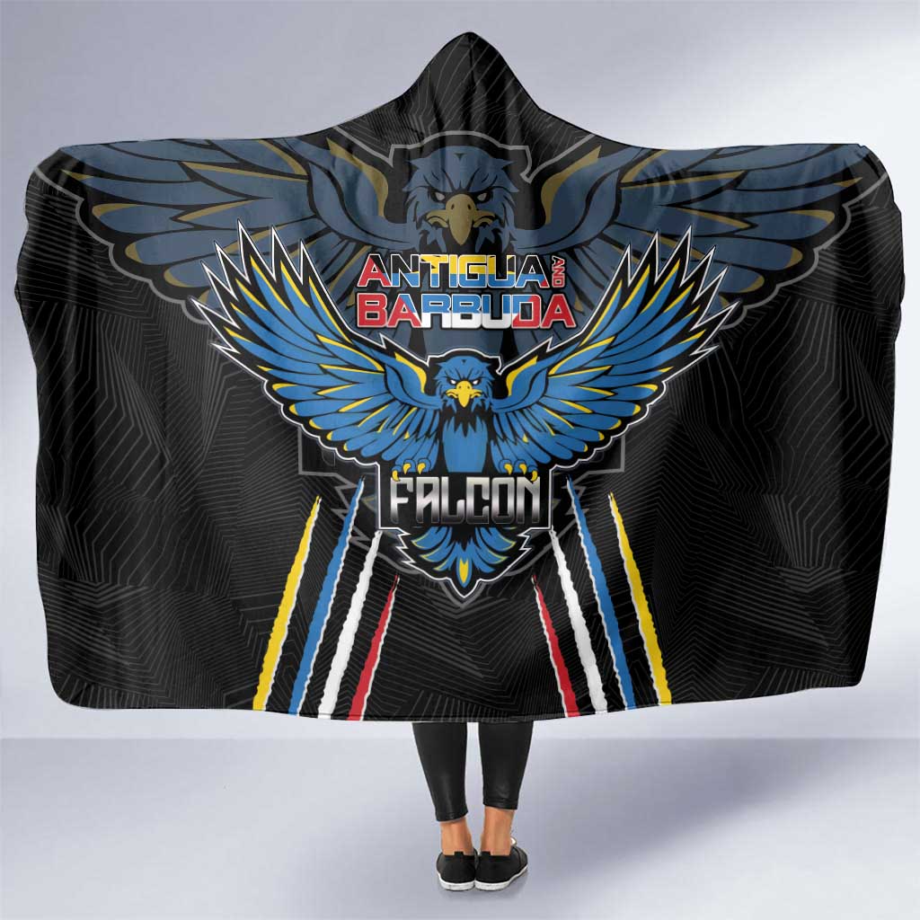 Antigua and Barbuda Cricket Hooded Blanket Come On Falcons