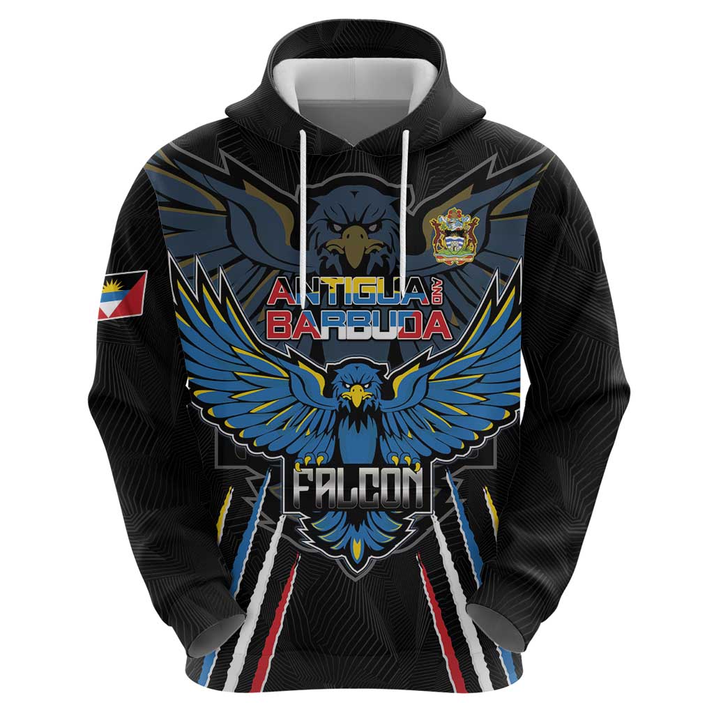 Custom Antigua and Barbuda Cricket Hoodie Come On Falcons
