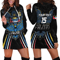 Custom Antigua and Barbuda Cricket Hoodie Dress Come On Falcons