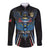 Custom Antigua and Barbuda Cricket Long Sleeve Button Shirt Come On Falcons