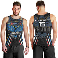 Custom Antigua and Barbuda Cricket Men Tank Top Come On Falcons