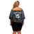 Custom Antigua and Barbuda Cricket Off Shoulder Short Dress Come On Falcons